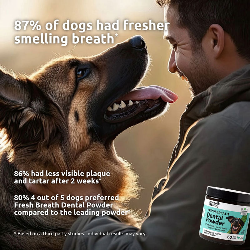 Fresh Breath Dental Powder for Dogs (60 scoops)